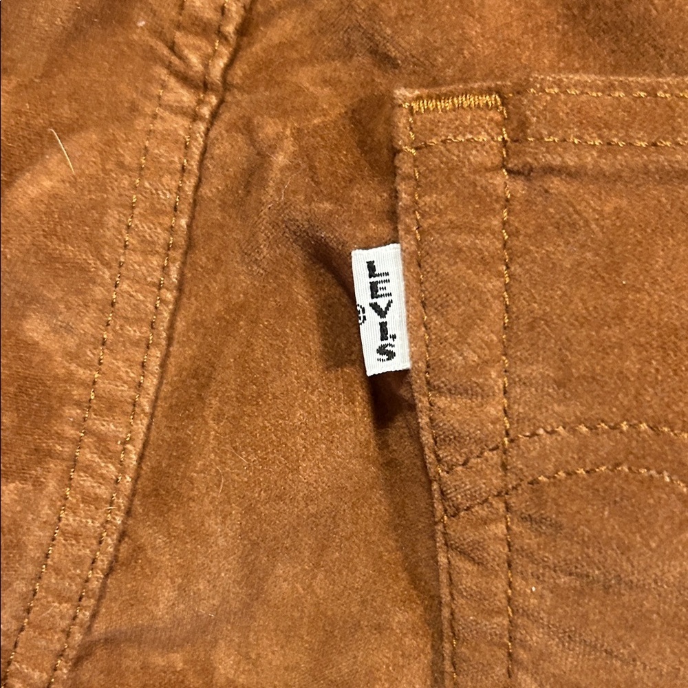 Levi’s Ribcage Straight Ankle Pants Brown High Rise W26 L27 - Picture 8 of 12